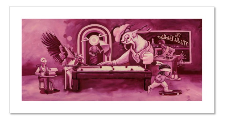 Basil's Dream, Jonathan Thunder 11x14 Print