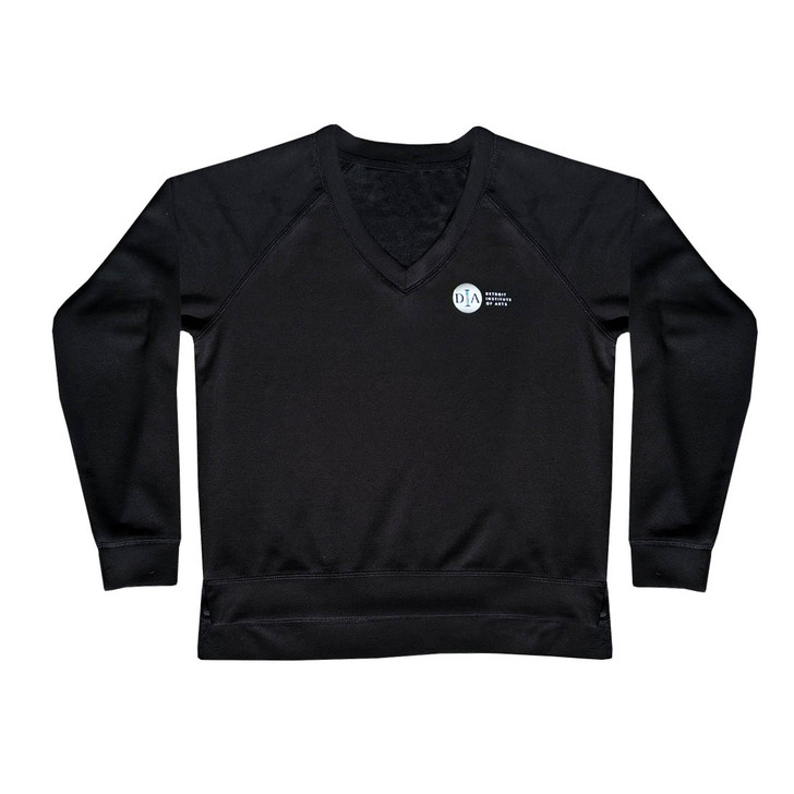 Black DIA V-Neck Sweater