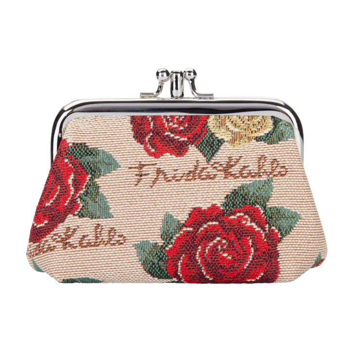 Frida Kahlo Rose Coin Purse