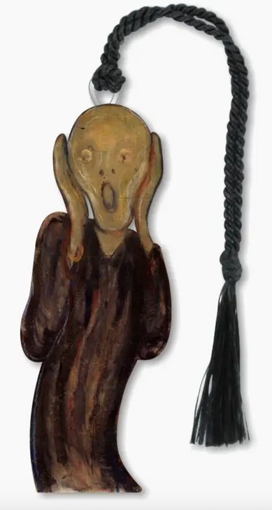 The Scream Metal Bookmark