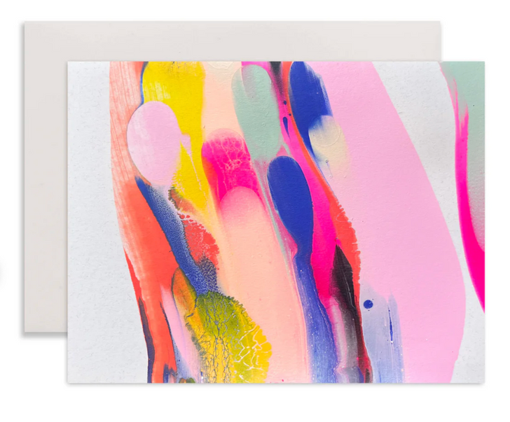 Rainbow Swirl Stationery Set