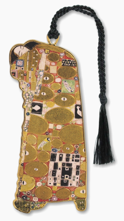Klimt Embrace Metal Bookmark