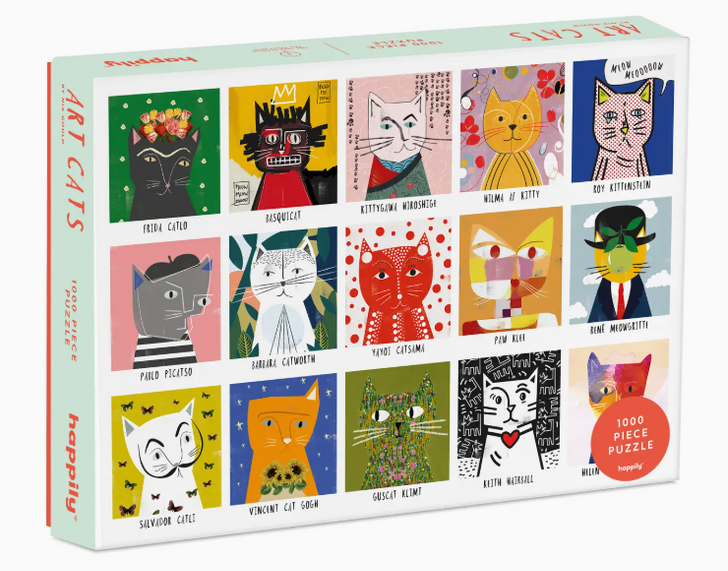 Art Cats 1,000 Piece Puzzle