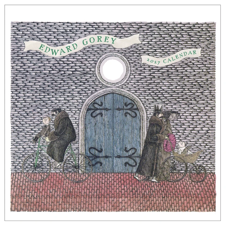 Edward Gorey Wall Calendar 2027