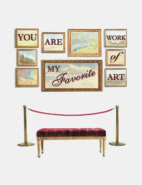 You Are My Favorite Work of Art Card
