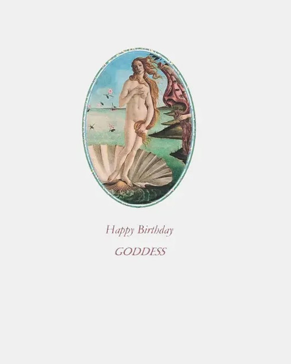 Venus Goddess Birthday Card