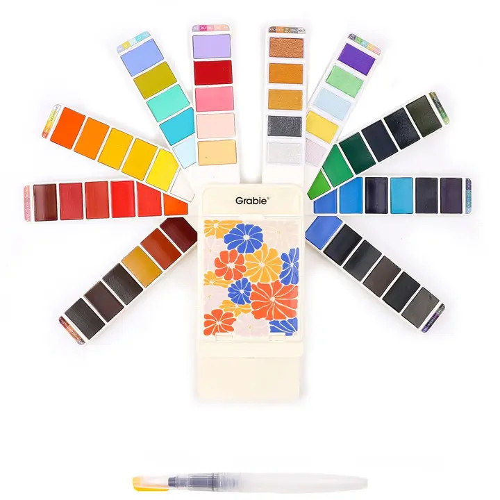 Foldable Watercolor Set of 56