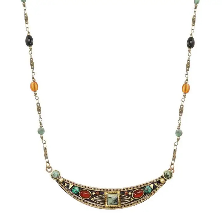 Earth Boomerang li Necklace