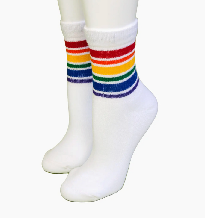 White Rainbow Socks