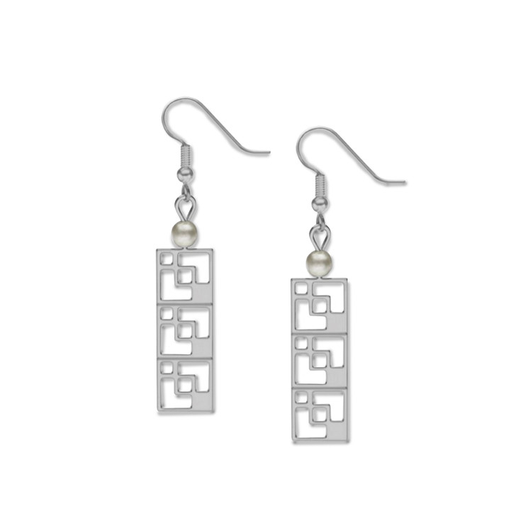 Brick Screen Earrings