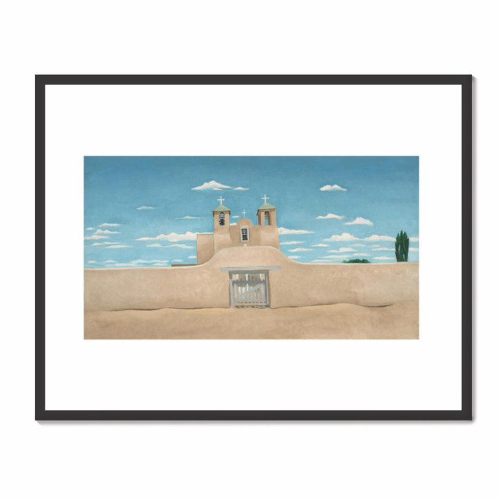 Front of Ranchos Church Framed Print