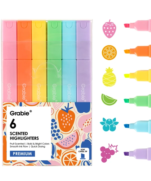 Fruit Scented Highlighter Set of 6