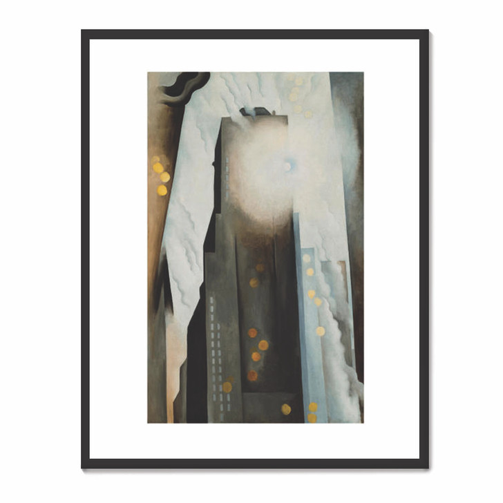 Shelton with Sunspots - O'Keeffe Framed Print