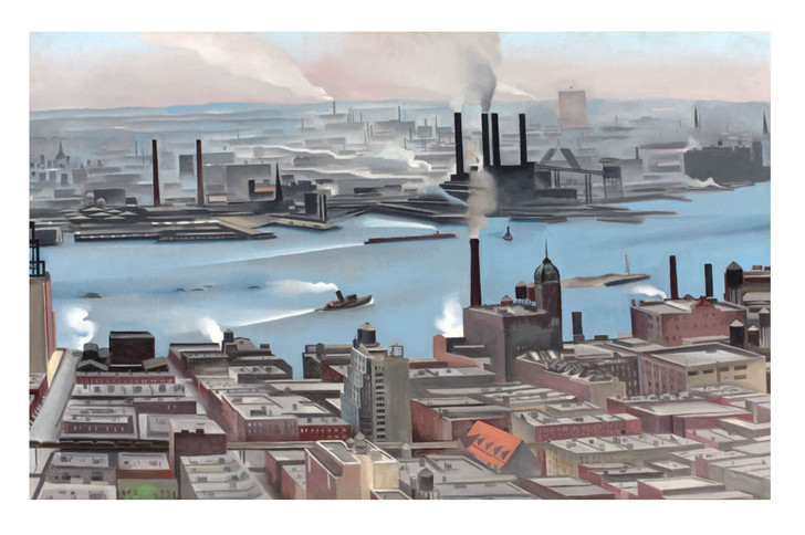 East River - O'Keeffe 16x20 Print