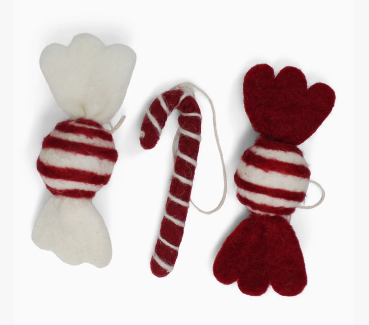 Candy Cane Set of 3