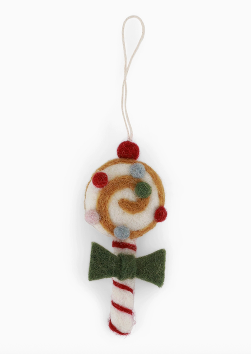 X-mas Candy with Green Bow