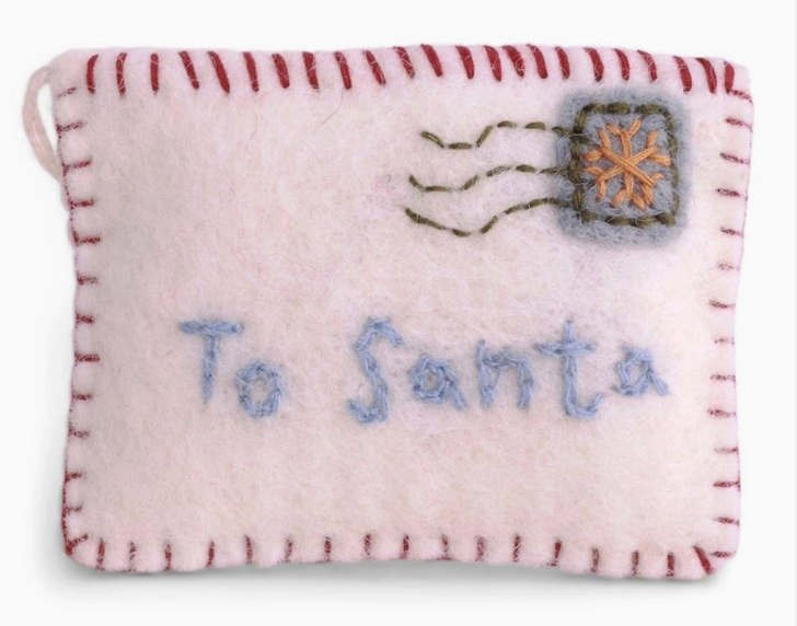 Letter to Santa ornament
