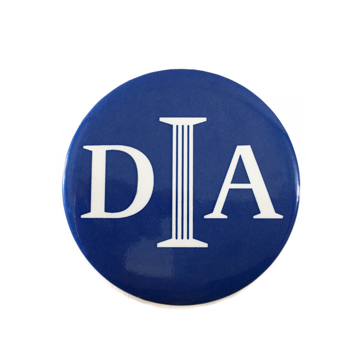 DIA Blue Round Medallion Magnet