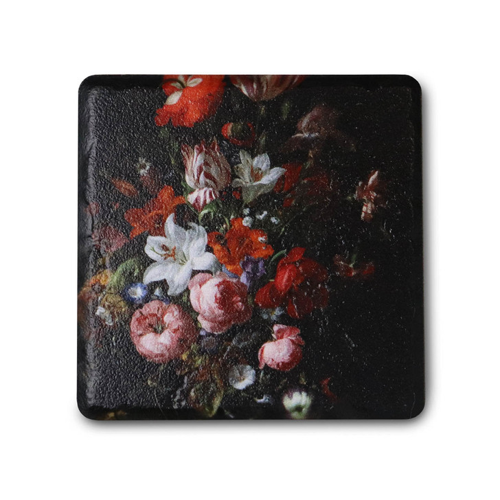 Ruysch's Flowers in a Glass Vase Coaster