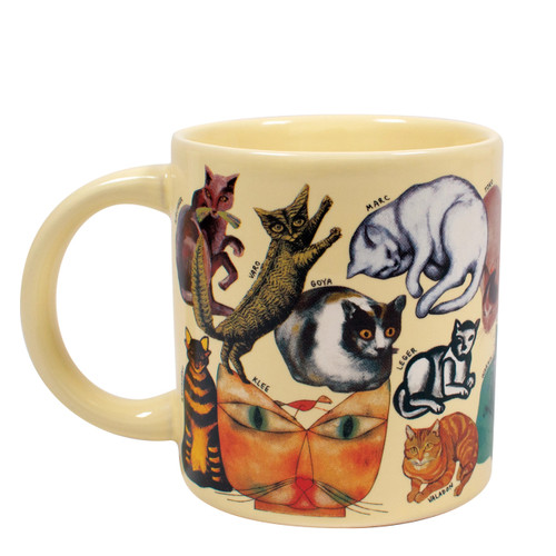 Artistic Cat Mug - Detroit Institute of Arts Museum Shop