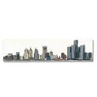 Jumbo Detroit Skyline Magnet