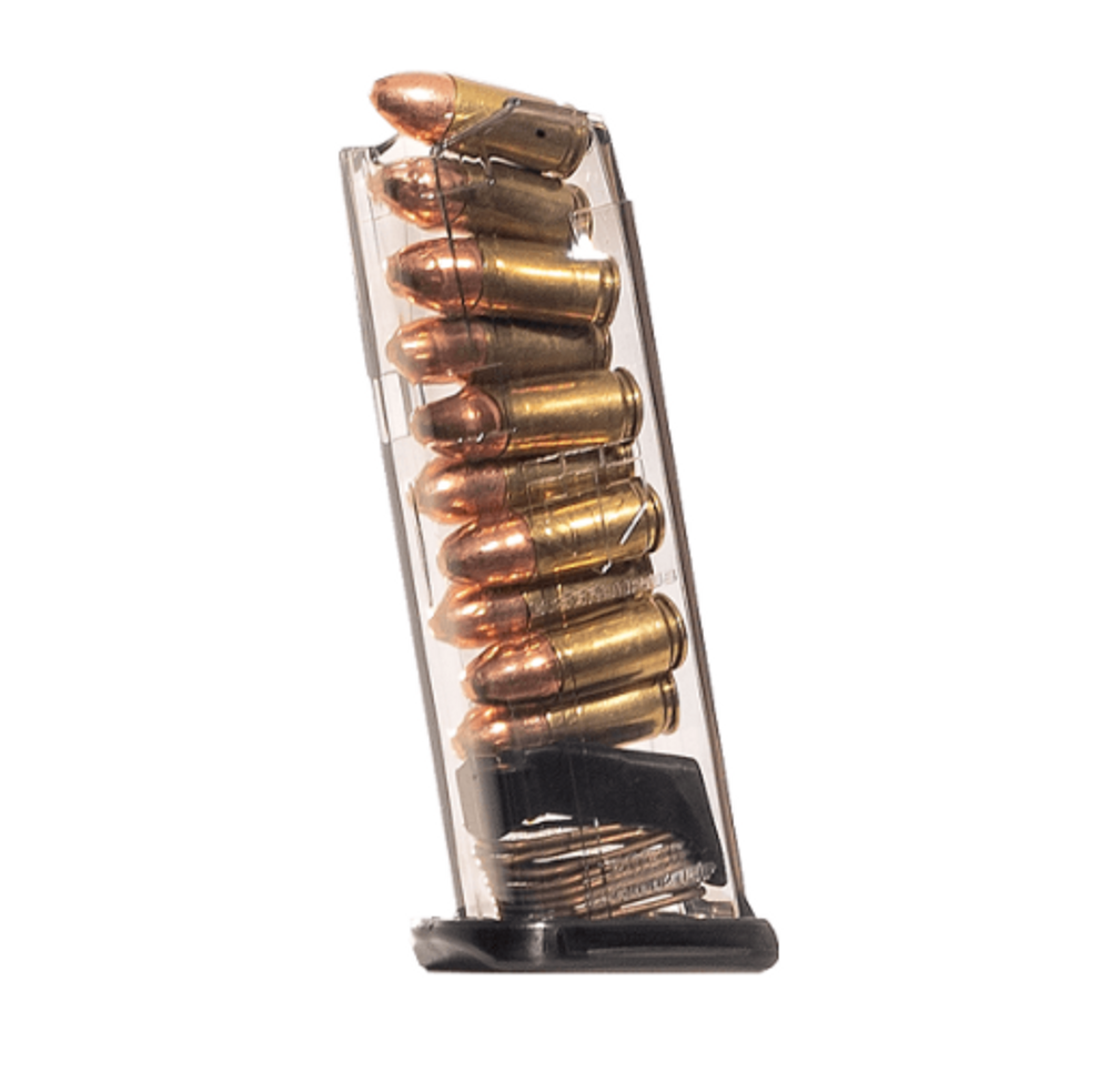 ETS GLOCK 43X Magazine (10rd, Clear) ETS GLOCK 43X Magazine (10rd, Clear)
