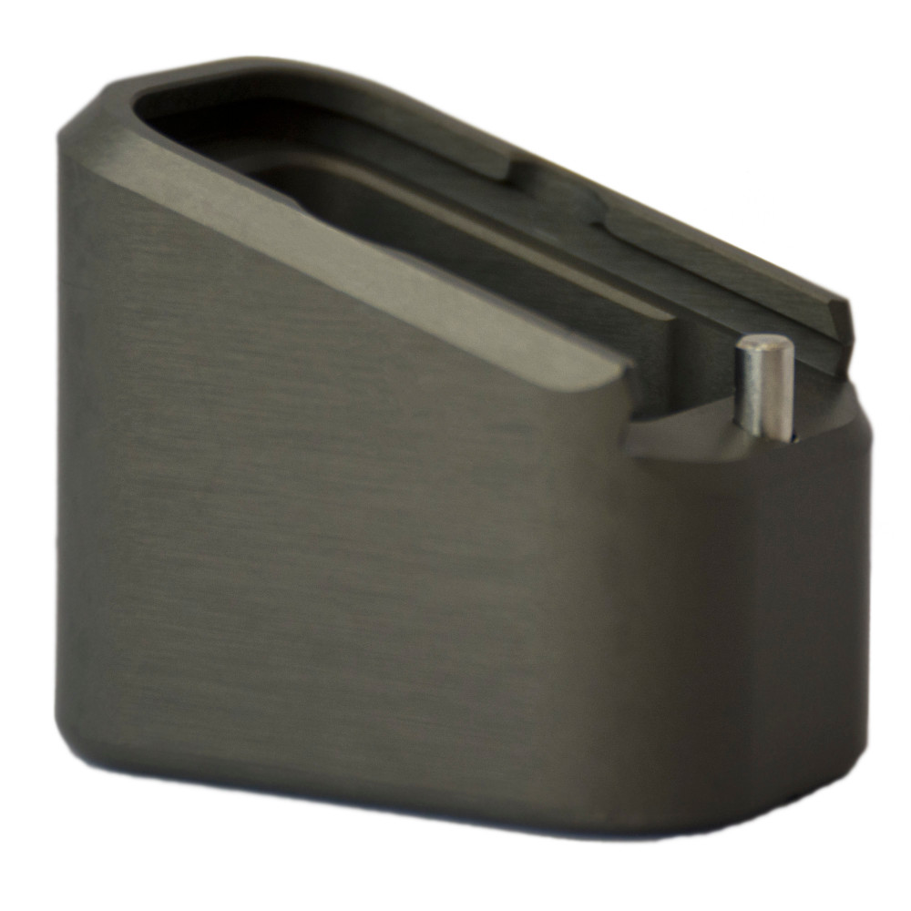 TTI GLOCK 9/40 Full Size Base Pad Mag Extension (+5/6, Titanium Grey)