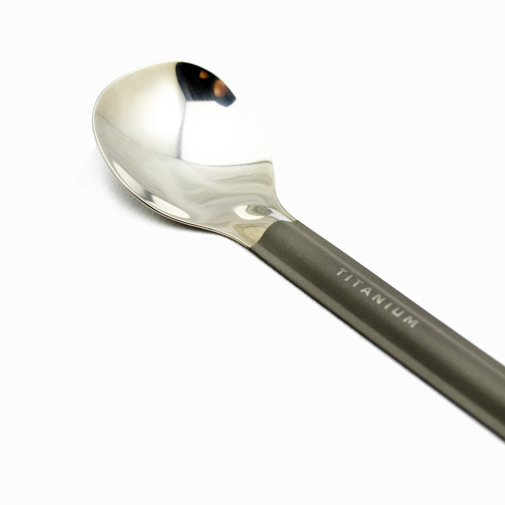 TOAKS TITANIUM LONG HANDLE SPOON (POLISHED BOWL)