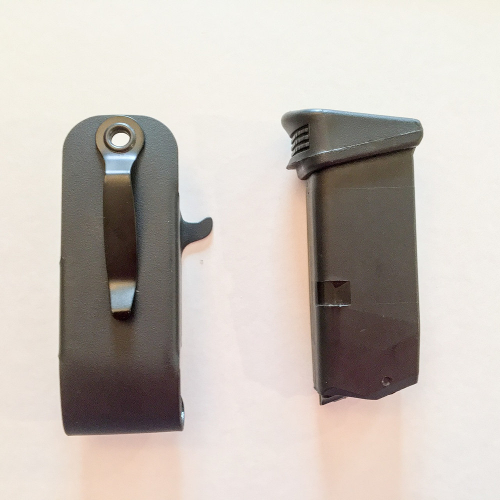Glock 26 magazine with +1 base plate.
