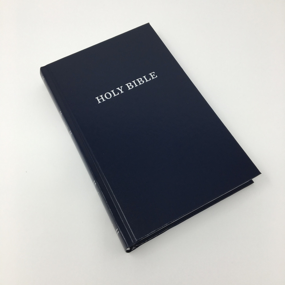 KJV Pew Bible (Hardcover, Blue, Red Letter Edition)