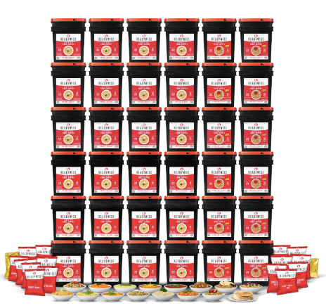Image showcasing Ready Wise 4320 Serving Emergency Food Supply Kit