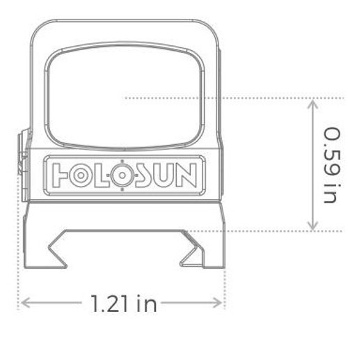 HOLOSUN Elite 508T X2 Reflex MRS Red Dot Optic