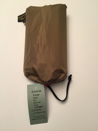 Etowah Outfitters M.U.S.T. Tarp Shelter Kit (1.9oz. Coyote)