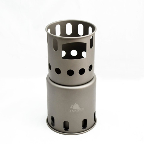 TOAKS TITANIUM Small Backpacking Wood Burning Stove