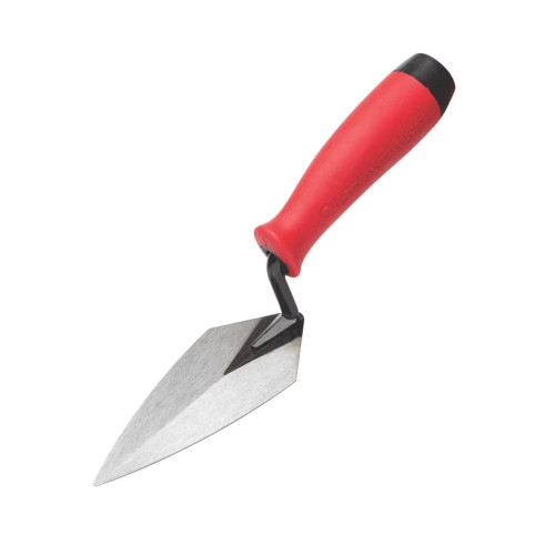 Marshalltown Masonry Pointing Trowel 6" X 2 3/4" with Red Grip Handle