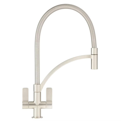 Franke 1150277035 Wave Pull Out Mono Mixer Kitchen Tap Brushed Steel