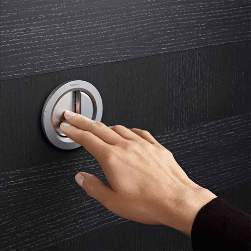 Geberit Omega Push Button, Chrome Appearance (Blank)