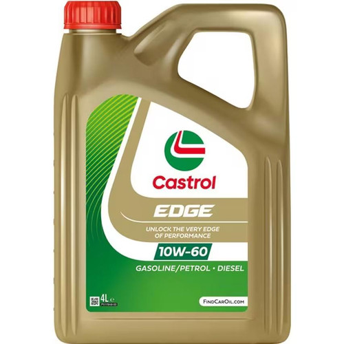 Castrol 1595CD Edge Supercar 10W-60 Motor Oil, 4 L Castrol 1595CD Edge Supercar 10W-60 Motor Oil, 4 L