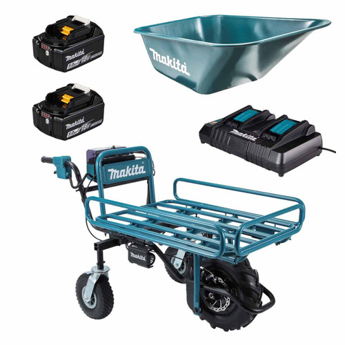 Makita DCU180PTX4 18V Li-ion LXT Brushless Wheelbarrow