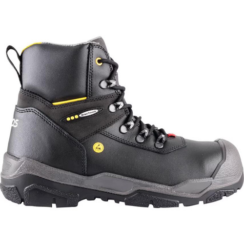 Ejendals 1828-44 Size 44 'Jalas 1828 Jupiter' Safety Boots - Black/Grey/Yellow Ejendals 1828-44 Size 44 'Jalas 1828 Jupiter' Safety Boots - Black/Grey/Yellow