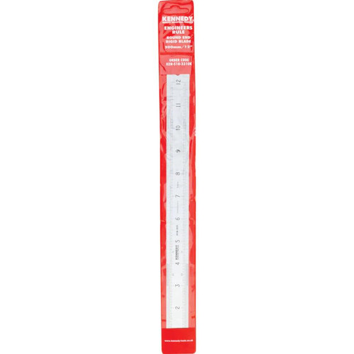 Kennedy 300mm/12" Rigid Rustless Rule Kennedy 300mm/12" Rigid Rustless Rule
