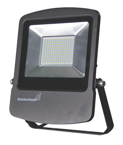 Brackenheath / Britticent N6055 Rex 100w Slim LED Floodlight, Cool White, 4000K, 9000lm