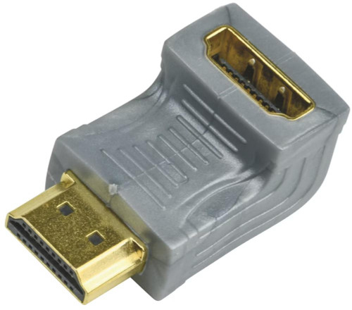 Labgear HDMRA 90 HDMI to HDM 24kt Plug to Socket Adaptor