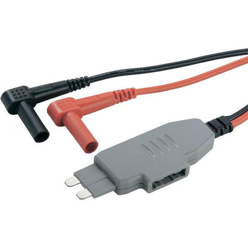 Power Supply for Taking Measurements with Security Plate Connector to A Connector Strip 4 Mm Insulating Cover Voltcraft MS Black/Pink