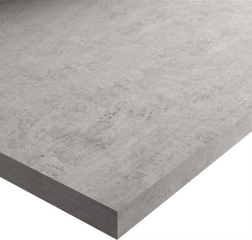 Wilsonart Grey Woodstone Industrial Concrete Effect Square Edge Laminate Worktop 3000x600x38mm