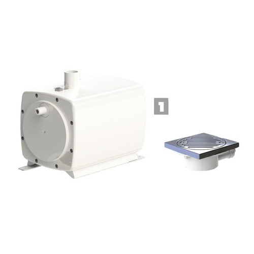 Sanifloor+ 1 Pump with Tile Floor Syphon - New for 2018 Sanifloor+ 1 Pump with Tile Floor Syphon - New for 2018
