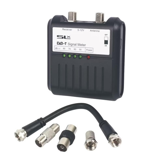 SLX 27867R Digital TV Signal Meter - Black