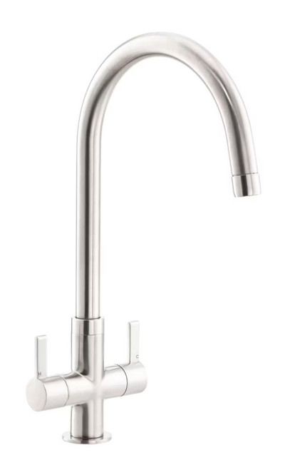 Abode ACT2086 Portia Kitchen Mixertap, Brushed Nickel
