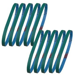 Milwaukee Sanding Belt for Belt File 13 x 457 mm K120 Ceramic Grain Pack of 10