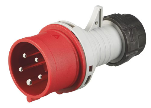 MK Commando K9015 16A 3P+N+E 380-415V Plug (IP44) - Red